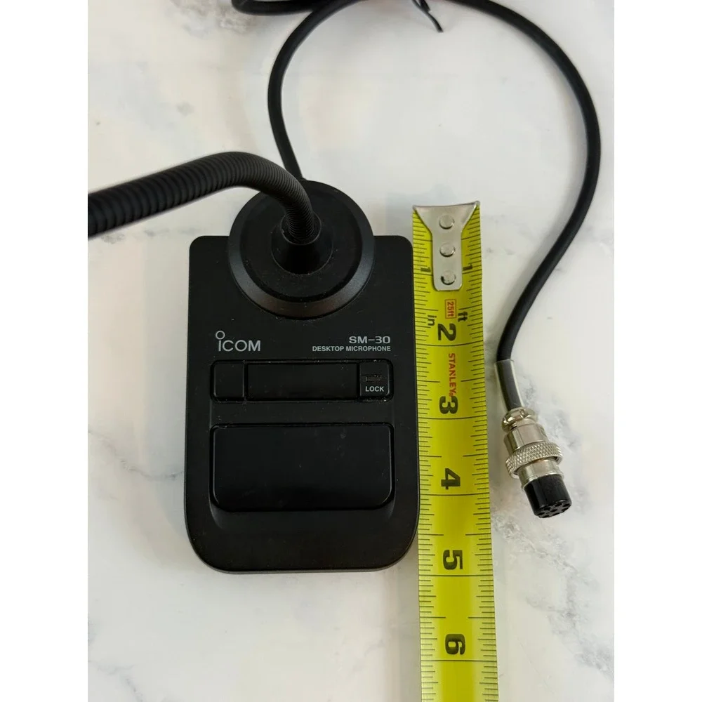 Icom SM-30 Compact Desktop Microphone IC 7000/7200/7300/9100 Amateur Ham Radio